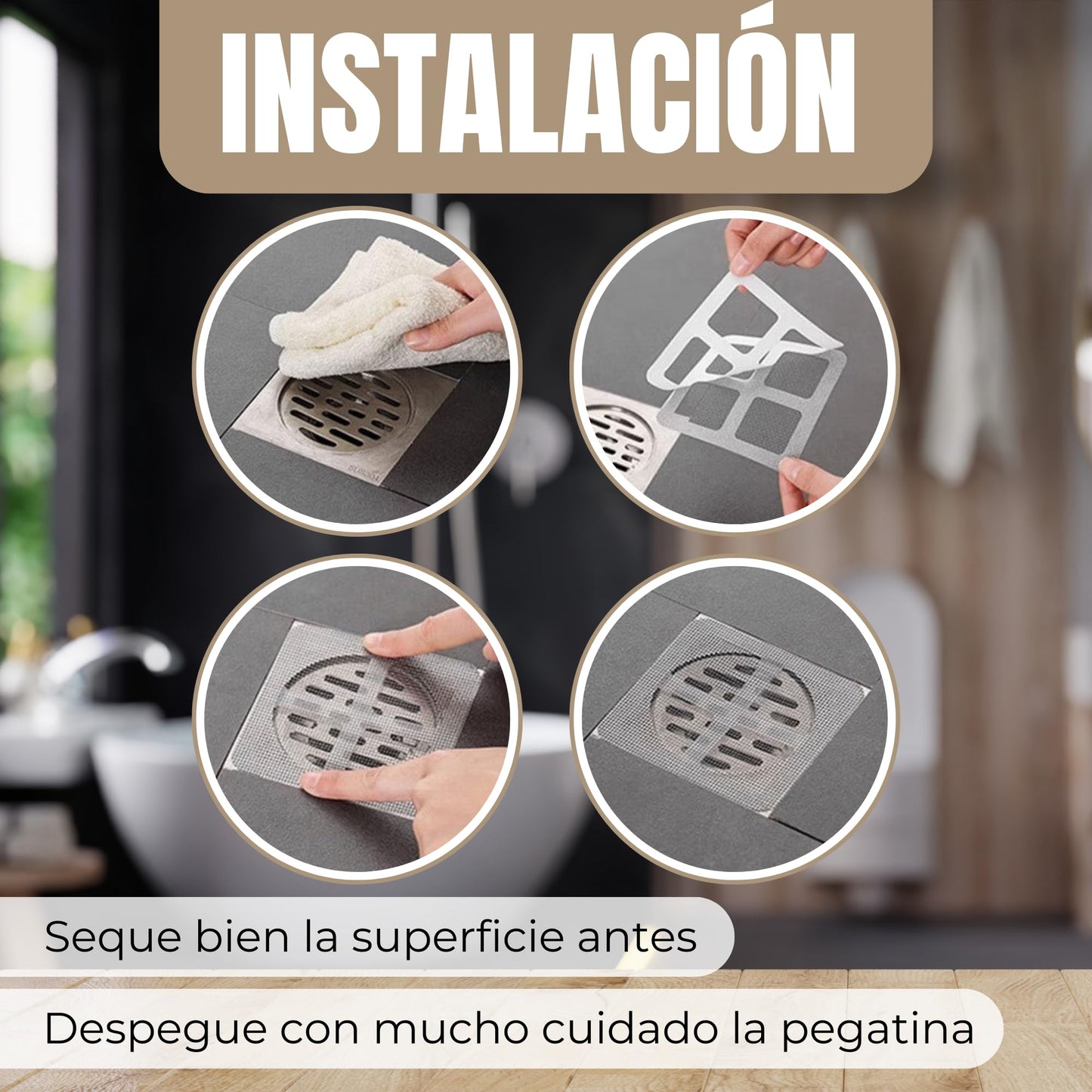 🔥Pack 10 filtros desagüe EcoHogar Completo + 10 DE REGALO + Guía digital Gratis con tu compra🔥
