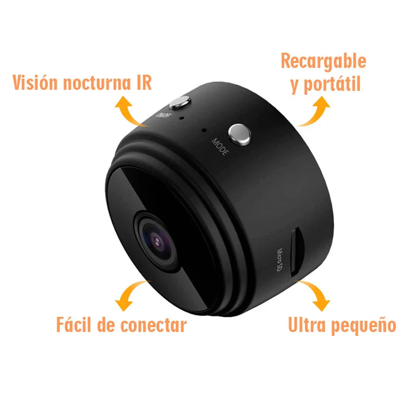 MINI CÁMARA INALÁMBRICA - ¿Seguro de que tus hijos están bien cuando no los ves? 👶