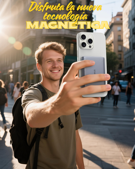 BATERÍA INALÁMBRICA MAGNÉTICA ~ PARA IPHONE Y ANDROID 📲