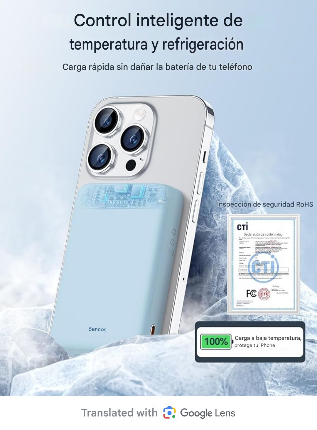 BATERÍA INALÁMBRICA MAGNÉTICA ~ PARA IPHONE Y ANDROID 📲