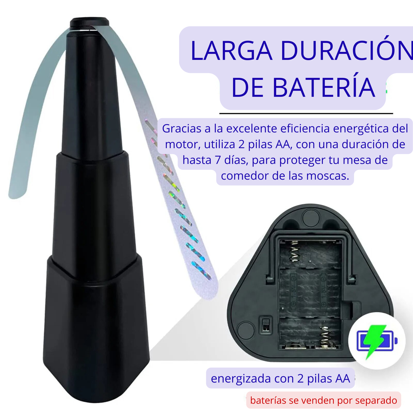 Ventilador repelente ECOFLY ~ Protección Premium a tus comidas: Te devuelve la CALMA y el placer de DISFRUTAR sin interrupciones 😌. OFERTAS 50% OFF 🔥 + REGALO EXTRA❤️